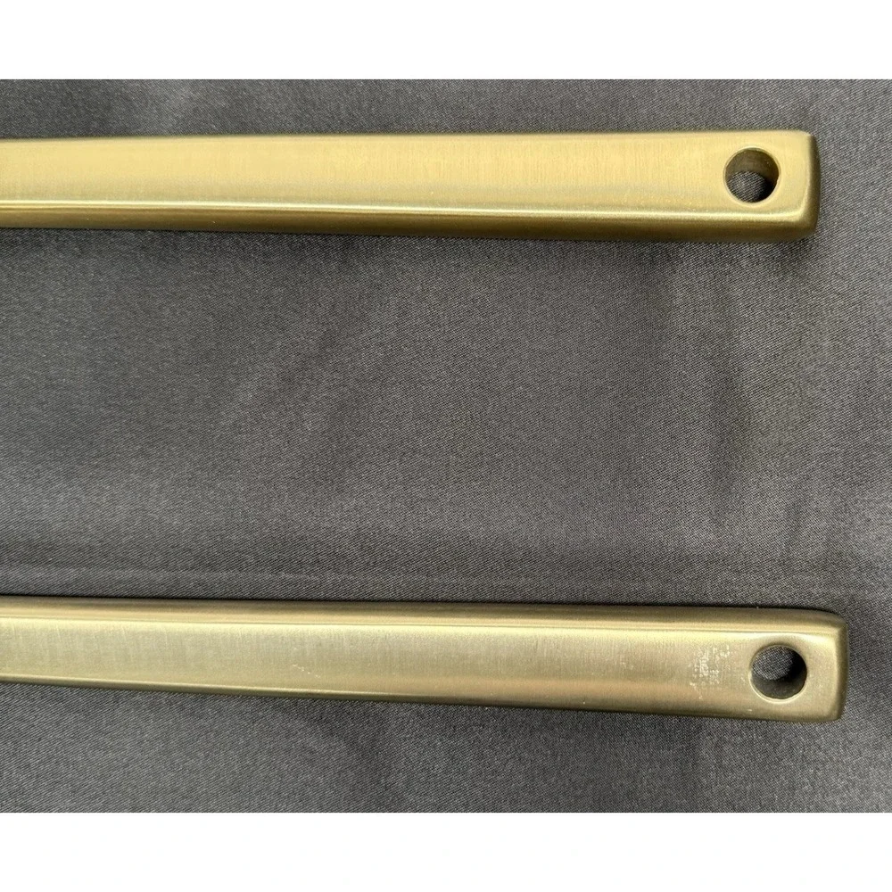 Figmint Kitchen Utensil Set 2pc Cream Gold Silicone Slotted Turner Solid Spoon